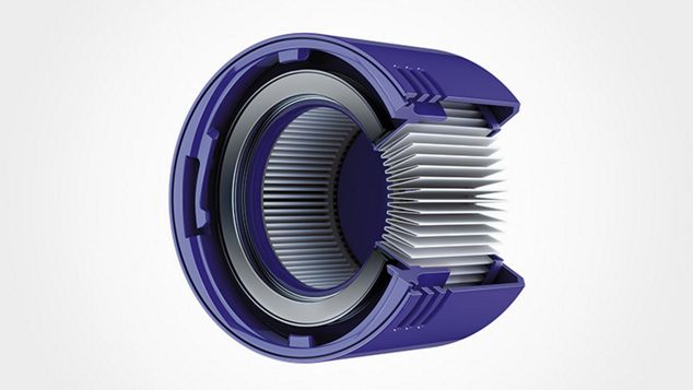 The vacuum cleaner captures allergens and emits cleaner air than the one you breathe.